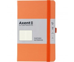 Книга записна Axent Partner 125х195 мм клітинка 96 аркушів персикова (8201-42-A)