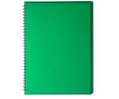Книжка записна Buromax Rain А4 80 аркушів клітина зелений (BM.24452152-04)