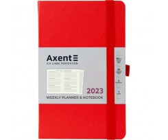 Щотижневик Axent Partner Strong 125x195 мм 96 аркушів червоний (8505-23-05-A)