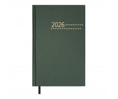 Дневник датированный 2026 Buromax Zest A5 320 страниц зеленый (BM.21167-04)