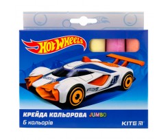 Мел цветной Kite Hot Wheels, 6 цветов (HW19-073)