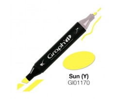 Маркер двосторонній Graph'it Сонце 1170 (GI01170)