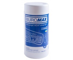 Серветки Buromax для оргтехніки офісних меблів пластику 100 штук (BM.0803)