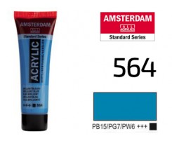 Краска акриловая Royal Talens AMSTERDAM 564 Бриллиантовый синий 20 мл (17045640)