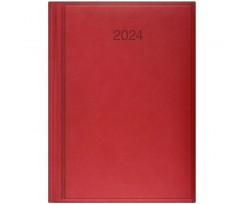 Дневник датированный 2024 Brunnen Torino А5 336 страниц красный (73-795 38 204)