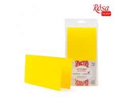 Набір заготовок для листівок ROSA TALENT 5 шт 105х210 мм №2 жовтий 220 г/м2 (94099022)