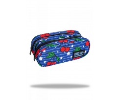 Пенал COOLPACK CLEVER TWO ZIP PENCIL POUCH CHERRIES 8х22х9см (C65238)