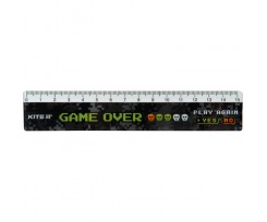 Линейка Kite Game over пластиковая 15 см (K23-090-1)