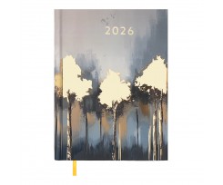 Дневник датированный 2026 Buromax Filling A5 336 страниц золотой (BM.2162-23)
