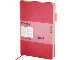 Дневник датированный 2026 Axent Partner Soft Muse 145*210 мм 336 страниц розовый (8827-26-1-A)