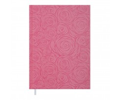 Дневник недатированный Buromax Vintage A5 288 страниц линия светло-розовый (BM.2047-43)