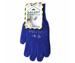 Перчатки трикотажные Doloni 2 нити 300 пар синие (d.20321)