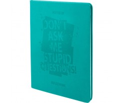 Щоденник шкільний Kite Stupid questions м'яка обкладинка PU (K22-283-5)