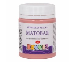 Фарба акрилова ЗХК Декола матова 50 мл запорошена троянда (353520)