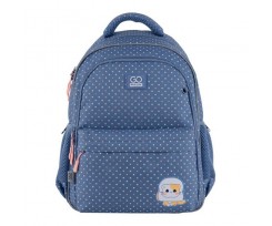 Рюкзак GoPack Education 182 CatBread 41x29x17 см 15 л синій (GO24-182M-6)