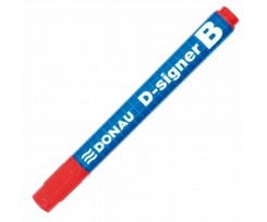 Маркер Donau D-Signer B 2 мм красный (7372001-04)