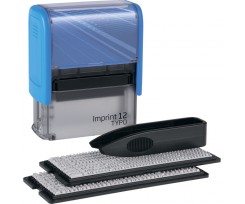 Штамп самонабірний Trodat Imprint 12 47х18 мм синій (Imprint 12 Текст/4 укр)