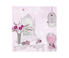 Декупажні серветки Ti-flair Столик для красуні 33x33 см 17.5 г/м2 20 шт (378529)