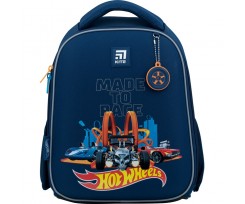 Рюкзак шкільний каркасний Kite Education Hot Wheels 35x26x13.5 см 12 л (HW22-555S)