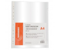 Файлы для документов Navarro Sheet protector А4 100 штук (nr.160100)