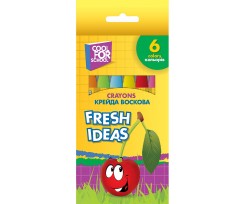 Крейда воскова Cool for school Fresh Ideas 6 штук асорті (CF60704)