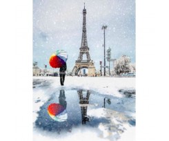 Картина за номерами JO Зимовий Париж 40х50 см (3513RA_O)