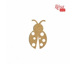 Міні-заготовка ROSA TALENT Божья коровка 2 МДФ 49х30 мм 10 шт (2809129)