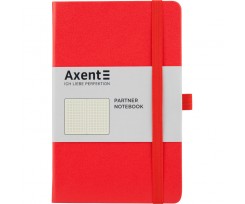 Книга записна Axent Partner A5- 96 аркушiв крапка червона (8306-05-A)