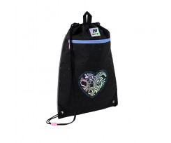 Сумка для взуття Kite Love is 46x33 см чорна (K25-601M-5)