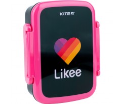 Ланчбокс Kite Likee 420 мл 15х12х4.9 см розовый (LK22-160)