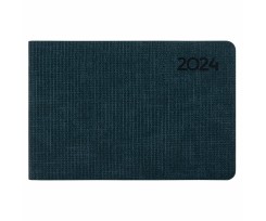Щотижневик датований Leo Planner Ambassador 2024 10х15 см 128 сторінок синій (252467)