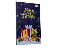 Блокнот Profiplan Merry Christmas А5 80 аркушів клітинка синій (901012)
