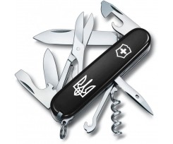 Складаний ніж Victorinox Climber Ukraine 14 функцій чорний (Vx13703.3_T0010u)