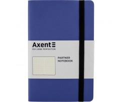 Книга записна Axent Partner Soft A5- 96 аркушiв крапка темно-синя (8312-02-A)