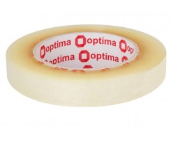 Лента клейкая Optima двухсторонняя 12 мм х 10 м белая (O45349)