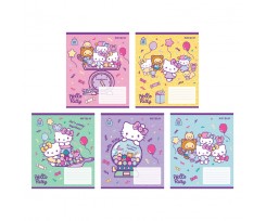 Зошит шкільний Kite Hello Kitty 12 аркушів клітинка (HK22-232)