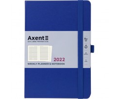 Щотижневик датований Axent Prime Strong 2022 А5 96 аркушів синій (8507-22-38-A)