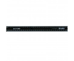 Линейка Buromax Jobmax 30 см черная (BM.5830-30)