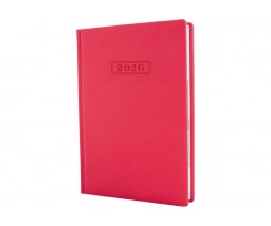 Дневник датированный 2026 Optima Vivella A5 352 страницы розовый (O25230-09)