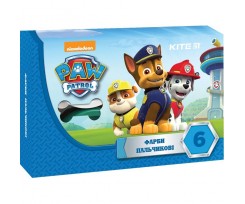 Фарби пальчикові Kite Paw Patrol, 35 мл, 6 кольорів (PAW18-064)