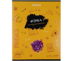 Зошит предметний Kite Classic Фізика А5 48 аркушів клітинка помаранчевий (K21-240-07)