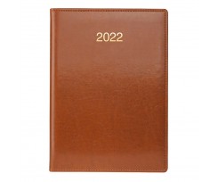 Дневник датированный Brunnen Soft 2022 А5 336 листов линия коричневый (73-795 36 702)