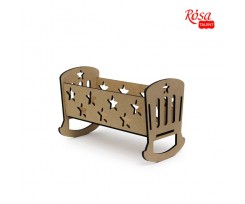 Кроватка ROSA TALENT Звездочка МДФ 355х180х230 мм (2873004)