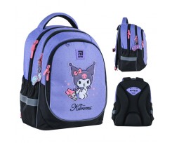 Рюкзак школьный Kite Education Kuromi 38x28x16 см 18 л сиреневый (HK24-700M)