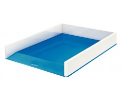 Лоток Leitz Wow Duo Colour 267x49x336 мм синій металік (5361-10-36)