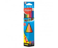 Олівці кольорові Maped Color Рeps Classic з чинкою 2.9 мм 12 кольорів асорті (MP.183213)