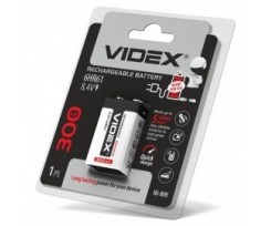 Аккумулятор Videx 6HR61 300mAh 1шт. (6HR61)