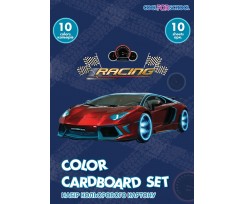 Набір кольорового картону Cool for school А5 10 аркушів (CF21002-03)