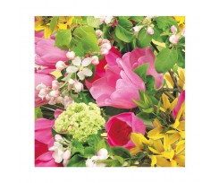 Набор декупажных салфеток МАКИ Весенние цветы 33x33 см 18.5 г / м2 20 шт (SLWI003001)