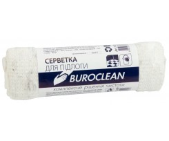 Серветка Buroclean для підлоги 50х70 см біла (10200151-09)